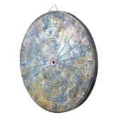 Slate Stone Photogram Dart Board Dartbord (Voorkant Rechts)