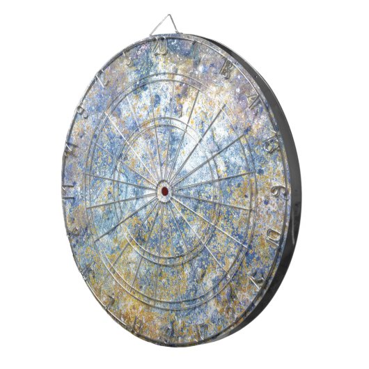Slate Stone Photogram Dart Board Dartbord (Voorkant Rechts)