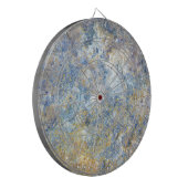 Slate Stone Photogram Dart Board Dartbord (Voorkant Links)