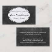 Slate textuur visitekaartje (Voorkant / Achterkant)