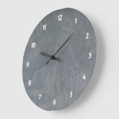 Slate Venetian Plaster Faux Finish Wall Clock Grote Klok (Hoek)