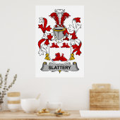 Slattery Family Crest Poster (Keuken)