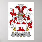 Slattery Family Crest Poster (Voorkant)