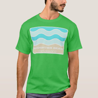 Slaughter Beach Delaware Crashing Wave op een DE S T-shirt