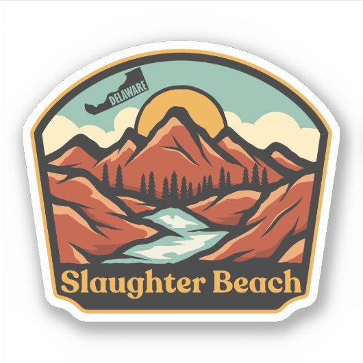 Slaughter Beach, Delaware Sticker (Voorkant)