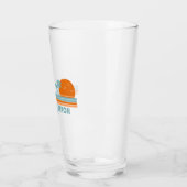 Slaughter Beach Delaware Zon Palm Bomen Glas (Links)