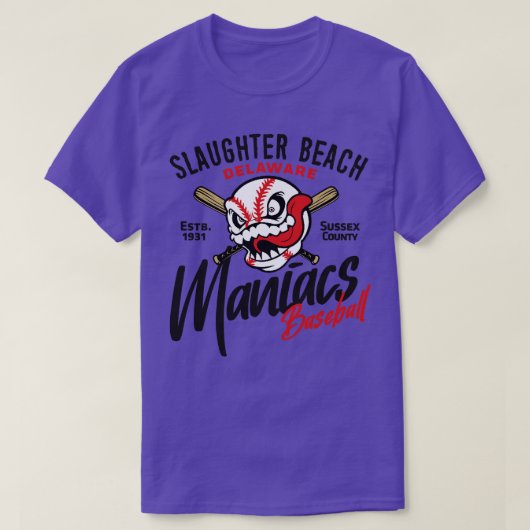 Slaughter Beach Maniacs T-shirt (Design voorkant)