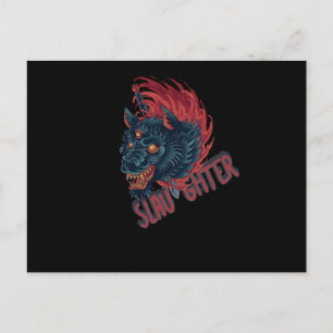 Slaughter Wolf Briefkaart