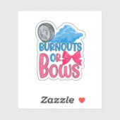 Slauwen en vrouwen onthullen partijideeën voor moe sticker (Vel)