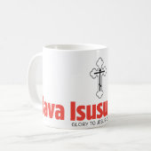 "Slava Isusu Christu" Koffiemok (Voorkant links)