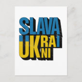 Slava Oekraïense Grafische, Oekraïense Pride Desig Briefkaart (Voorkant)