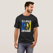 Slava Oekraïense vrede in Oekraïne T-shirt (Voorkant volledig)