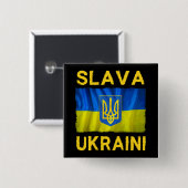 Slava Oekraïini slava okraina Vierkante Button 5,1 Cm (Voorkant /achterkant)