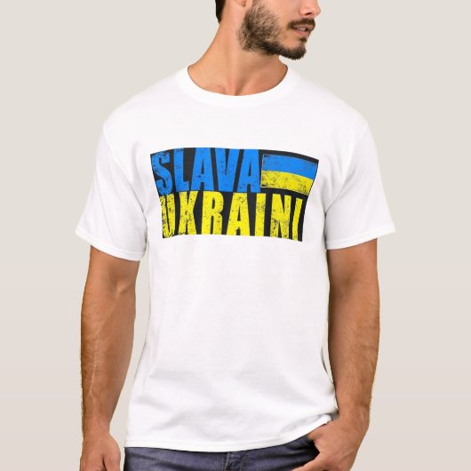 Slava Oekraïne T-shirt (Voorkant)