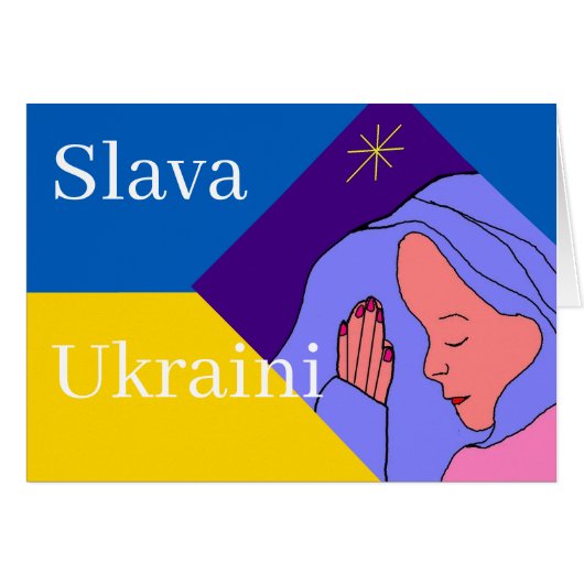Slava Ukraine (Voorkant Horizontaal)