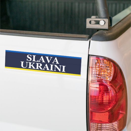 Slava Ukraine Bumpersticker (Op Truck)