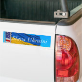 Slava Ukraine CLASSIC ROUND STICKER (Op Truck)
