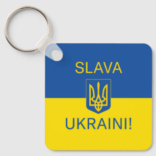 Slava Ukraine glorie Oekraïense oorlogssymbool pa Sleutelhanger