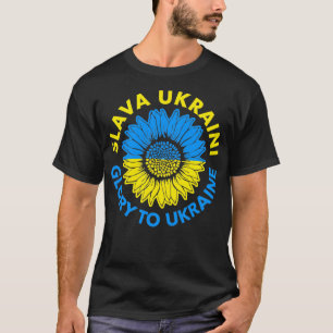 Slava Ukraine Glory naar Oekraïne T-shirt