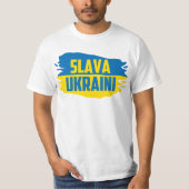 Slava Ukraine, Glory to Ukraine T-Shirt (Voorkant)
