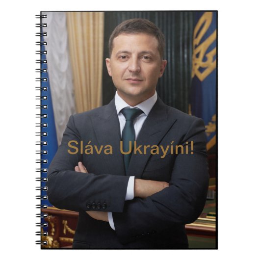 Sláva Ukraine! .. JOURNAL Notitieboek (Voorkant)