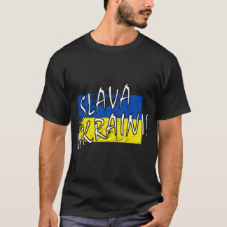 Slava Ukraine! Met vlag! T-shirt