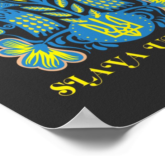 Slava Ukraine Poster (Hoek)