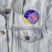 Slava Ukraine Ronde Button 5,7 Cm (In situ)