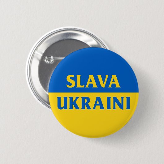 Slava Ukraine slava oekraïne Button vlag Oekraïne (Voorkant /achterkant)
