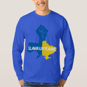 Slava Ukraine! solidair T-shirt