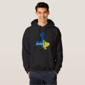 Slava Ukraine Solidarity Hoodie (Voorkant volledig)