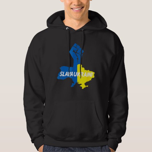 Slava Ukraine Solidarity Hoodie (Voorkant)