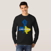 Slava Ukraine Solidarity T-shirt (Voorkant volledig)