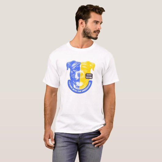 Slava Ukraine T-shirt (Voorkant volledig)