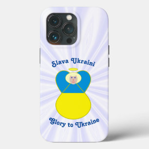Slava Ukraini Eer aan Oekraïne Engel Case-Mate iPhone Case