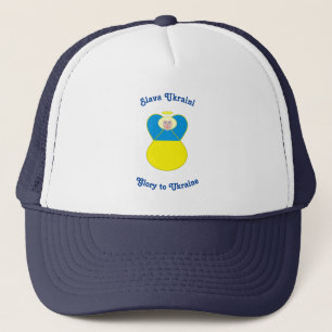 Slava Ukraini Eer aan Oekraïne Engel Trucker Pet