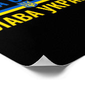 Slava Ukraini Glory To Ukraine Stand With Ukr Stro Poster (Hoek)