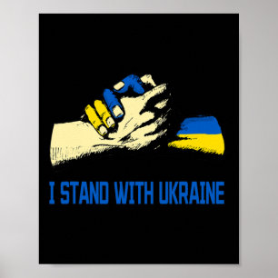 Slava Ukraini Oekraine Patriottische Vriendschap U Poster