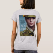 SLAVA UKRAINI T-Shirt (Achterkant)