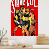 Slave Girl Beauful Princess Comics Poster (Keuken)