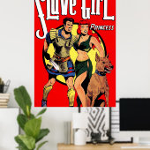 Slave Girl Beauful Princess Comics Poster (Thuiskantoor)