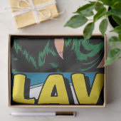 Slave Girl Lady in Green Decoupage Tissuepapier (Geschenk)