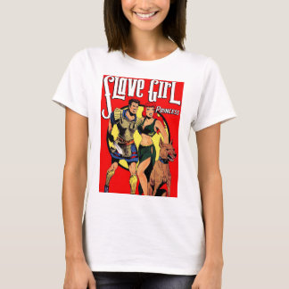 Slave Girl_Slave Romance 2  strips T-shirt
