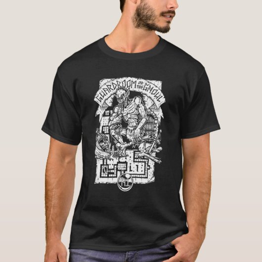 Slave Pits Old School Fantasy Dnd Ghoul A1 Rpg Tab T-shirt (Voorkant)