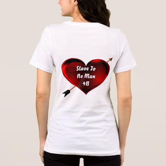 Slave to no Man Triblend T-shirt (Achterkant)