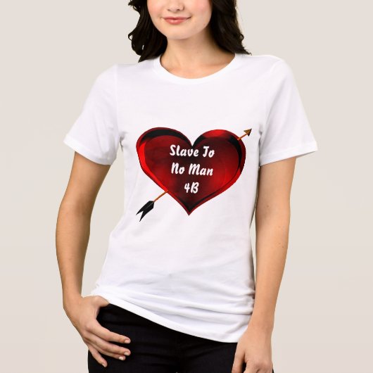 Slave to no Man Triblend T-shirt (Voorkant)