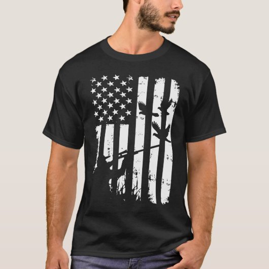  slavenjacht met kool en verstoorde Amerikaanse vl T-shirt (Voorkant)