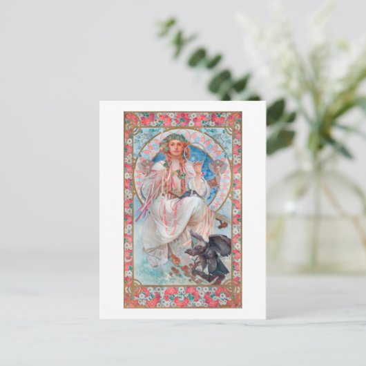 Slavia, Mucha Briefkaart (Staand voorkant)