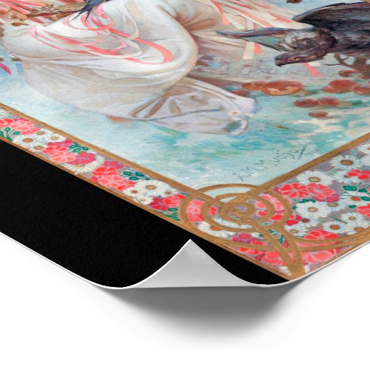 Slavia, Mucha Poster (Hoek)