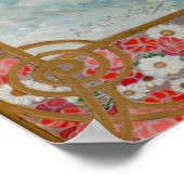 Slavia van Alphonse Mucha Poster (Hoek)